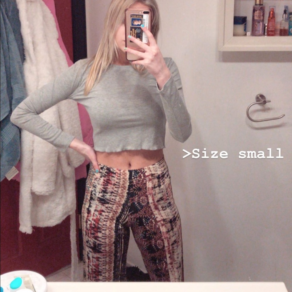 Tribal flared pants